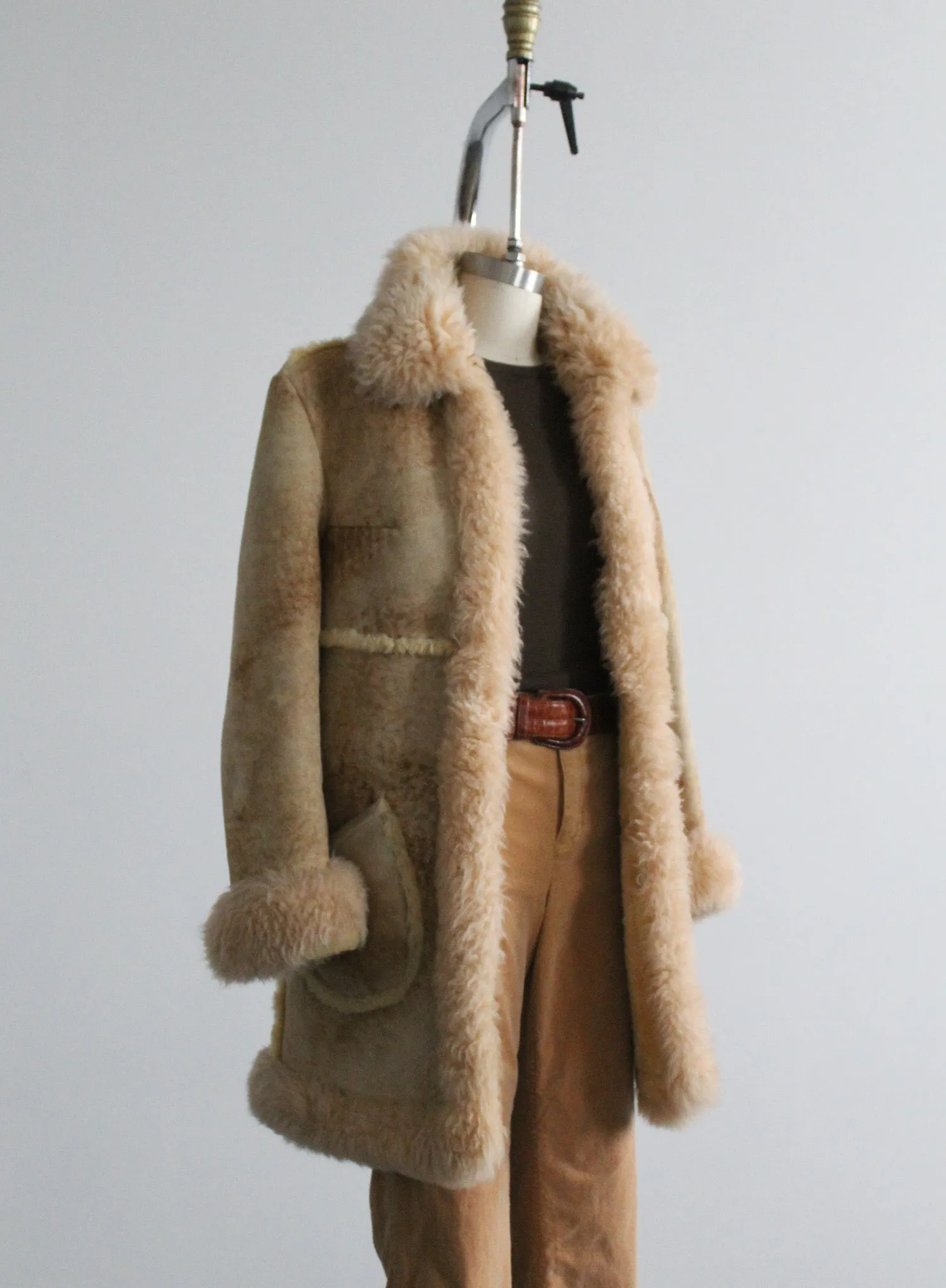 1970s shearling coat 1919 Vintage