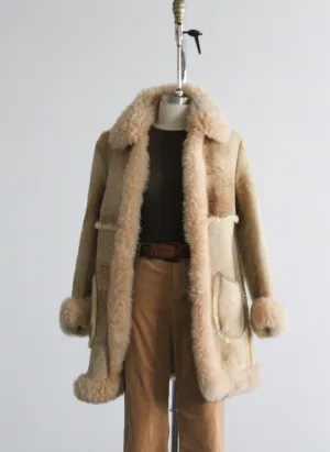 1970s shearling coat 1919 Vintage
