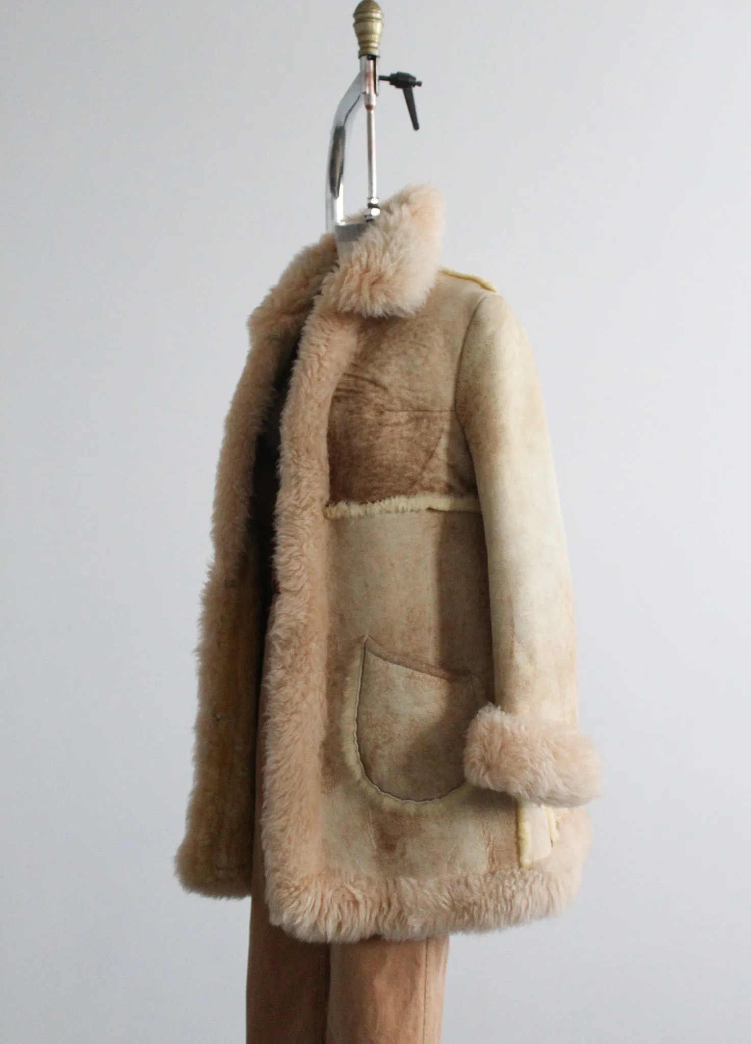 1970s shearling coat 1919 Vintage