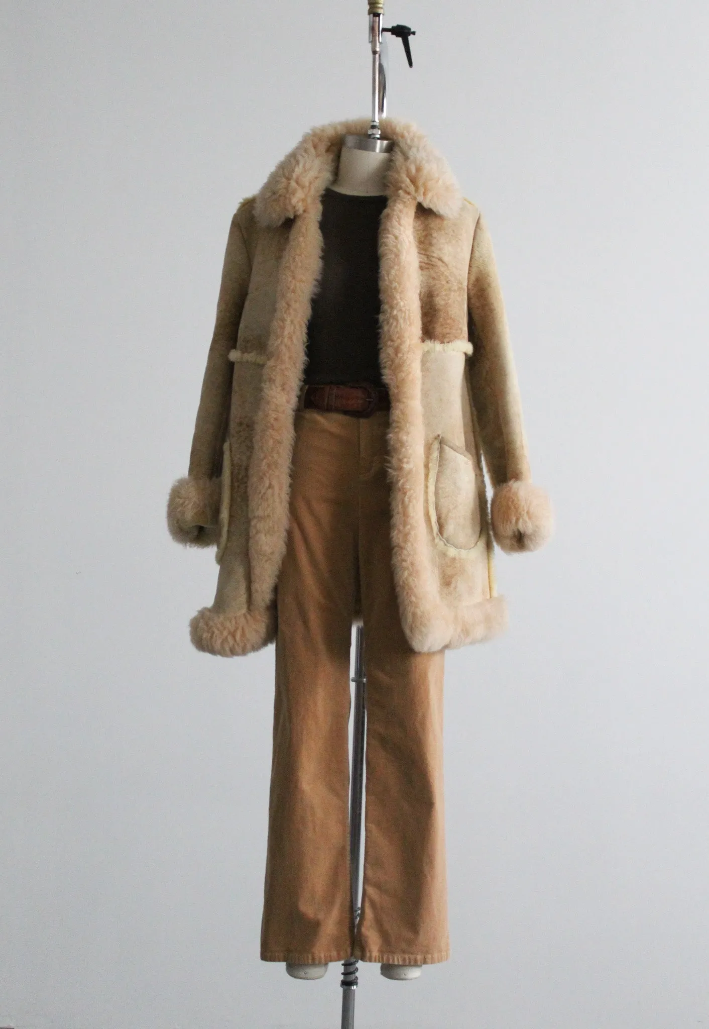 1970s shearling coat 1919 Vintage