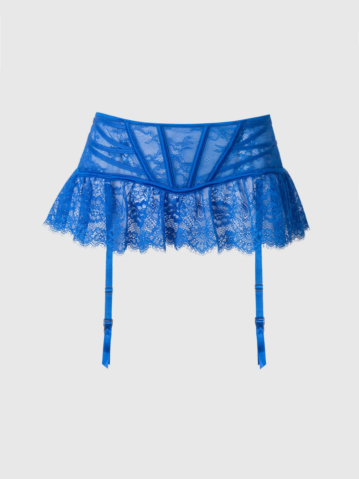 Adelaide Satin & Lace Garter Belt by Frederick's of Hollywood