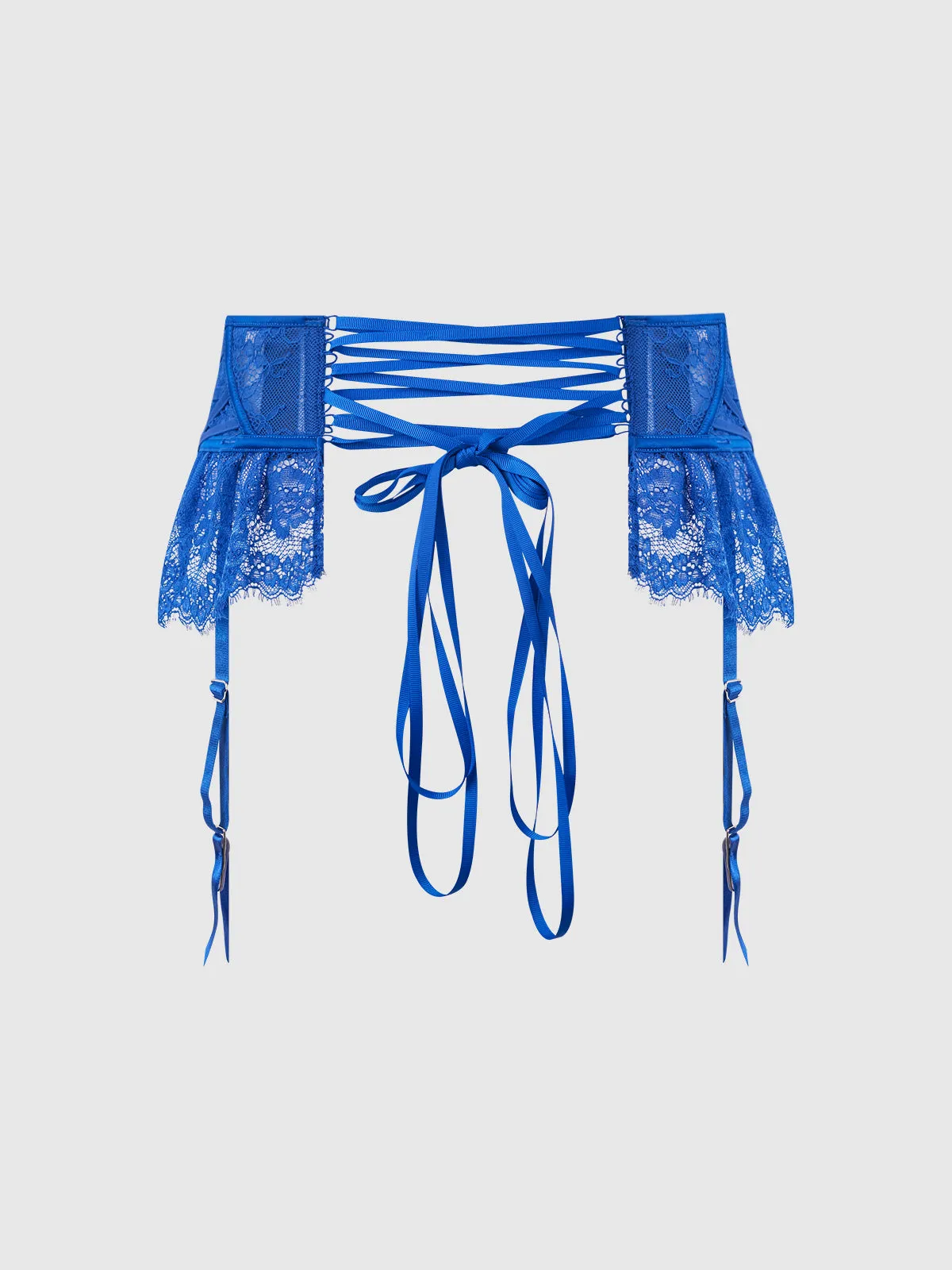 Adelaide Satin & Lace Garter Belt by Frederick's of Hollywood
