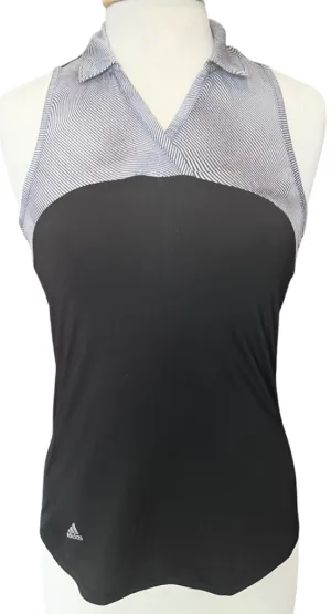 Adidas Climacool Black & Gray Racerback Golf Top Size S MSP$55