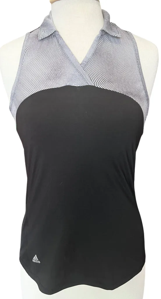 Adidas Climacool Black & Gray Racerback Golf Top Size S MSP$55