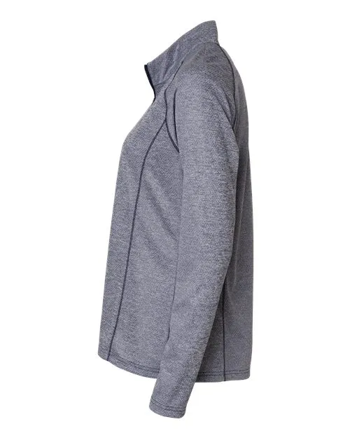 Adidas Ladies Space Dyed Quarter-Zip Pullover