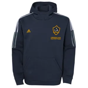 adidas Los Angeles Galaxy MLS Kids (4-7) Anthem Travel Hoodie, Blue