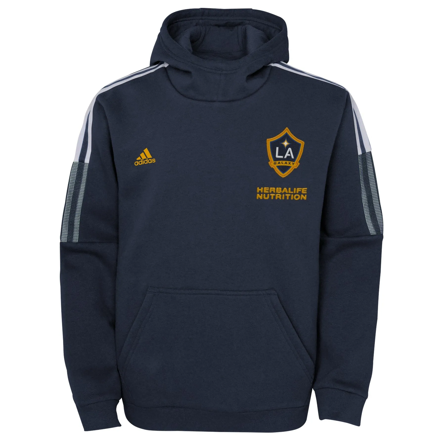 adidas Los Angeles Galaxy MLS Kids (4-7) Anthem Travel Hoodie, Blue