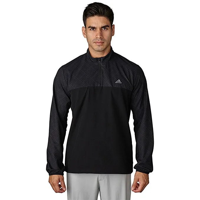 Adidas Men's Performance Stretch 1/2 Zip Wind Jacket, Color Options