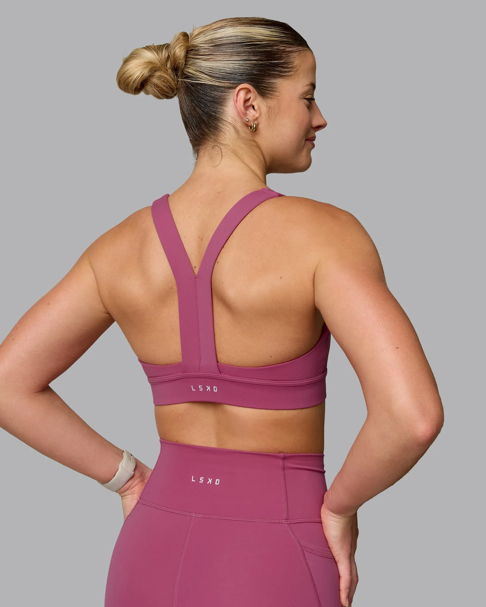 Advance Sports Bra - Mauve Haze
