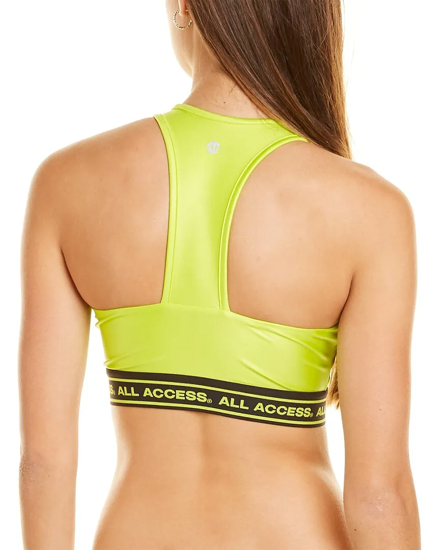 ALL ACCESS FRONT ROW LOGO BRA