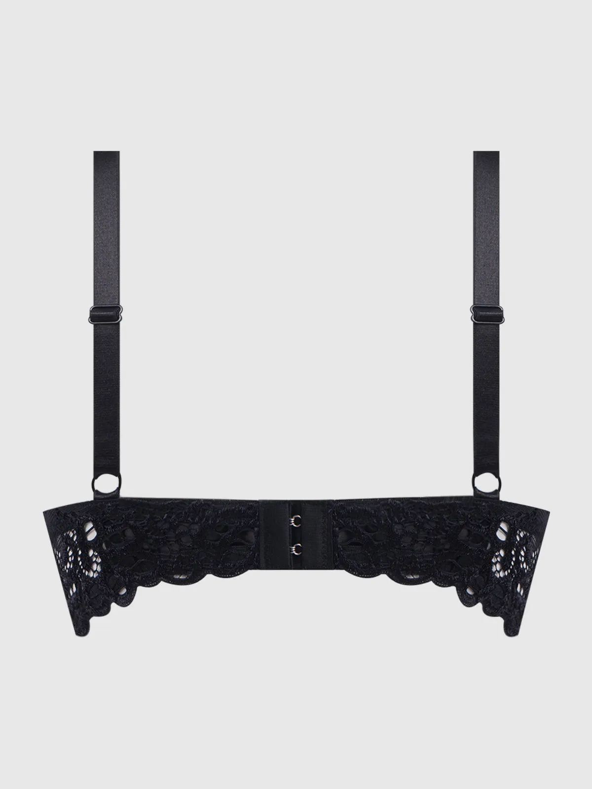 Amanda Lace Push Up Balconette Bra by Frederick's of Hollywood
