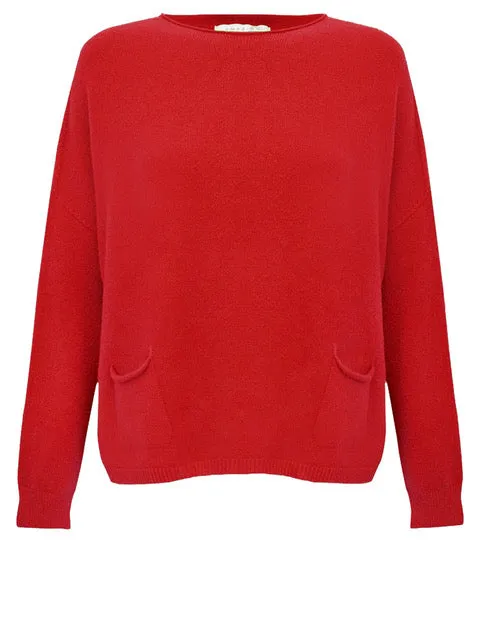 Amazing Woman Jodie Front Pocket Supersoft Knit Jumper