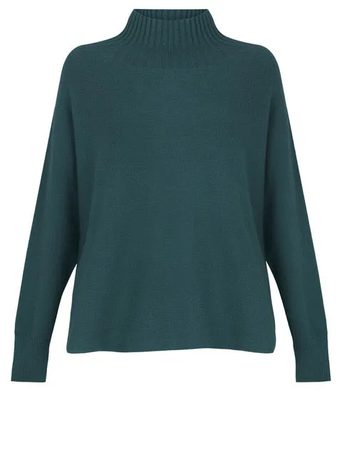 Amazing Woman Jolie Boxy High Neck Knit Jumper