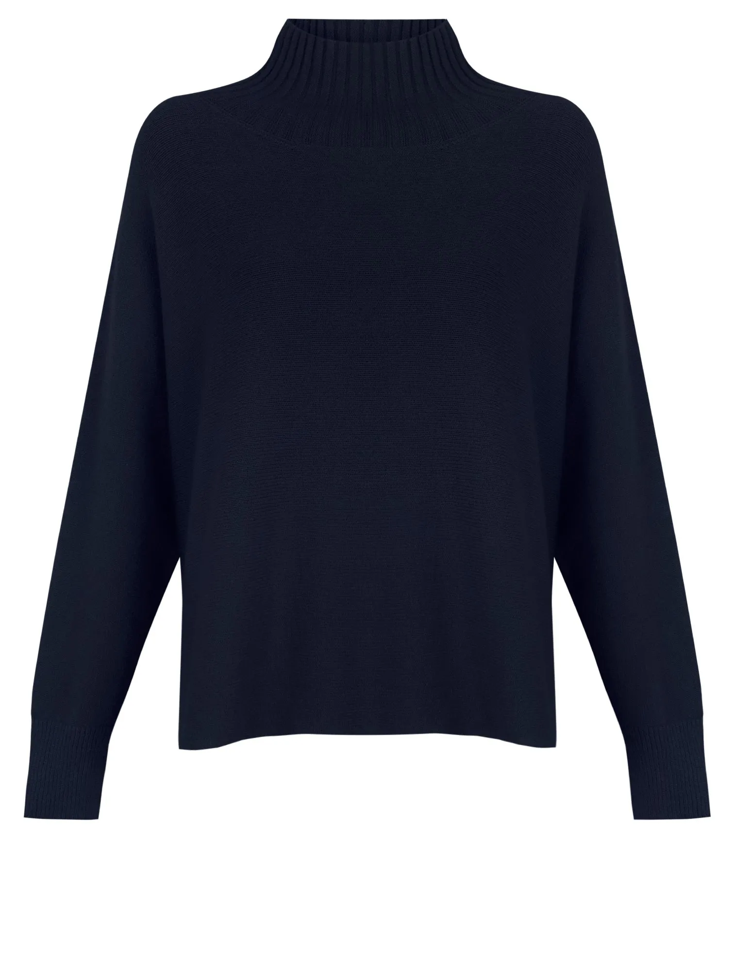 Amazing Woman Jolie Boxy High Neck Knit Jumper