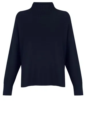 Amazing Woman Jolie Boxy High Neck Knit Jumper