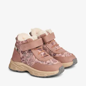 Astoni Velcro Tex Print - rose dawn flowers Wheat