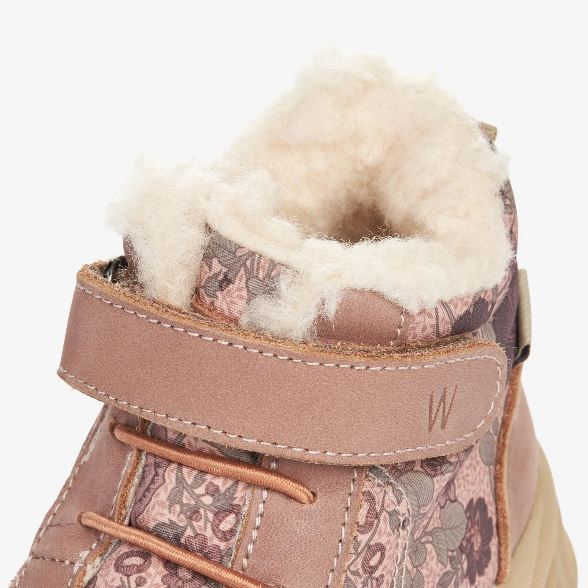 Astoni Velcro Tex Print - rose dawn flowers Wheat