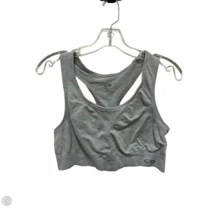 Athletic Bra By Champion In Grey, Size: 1x
