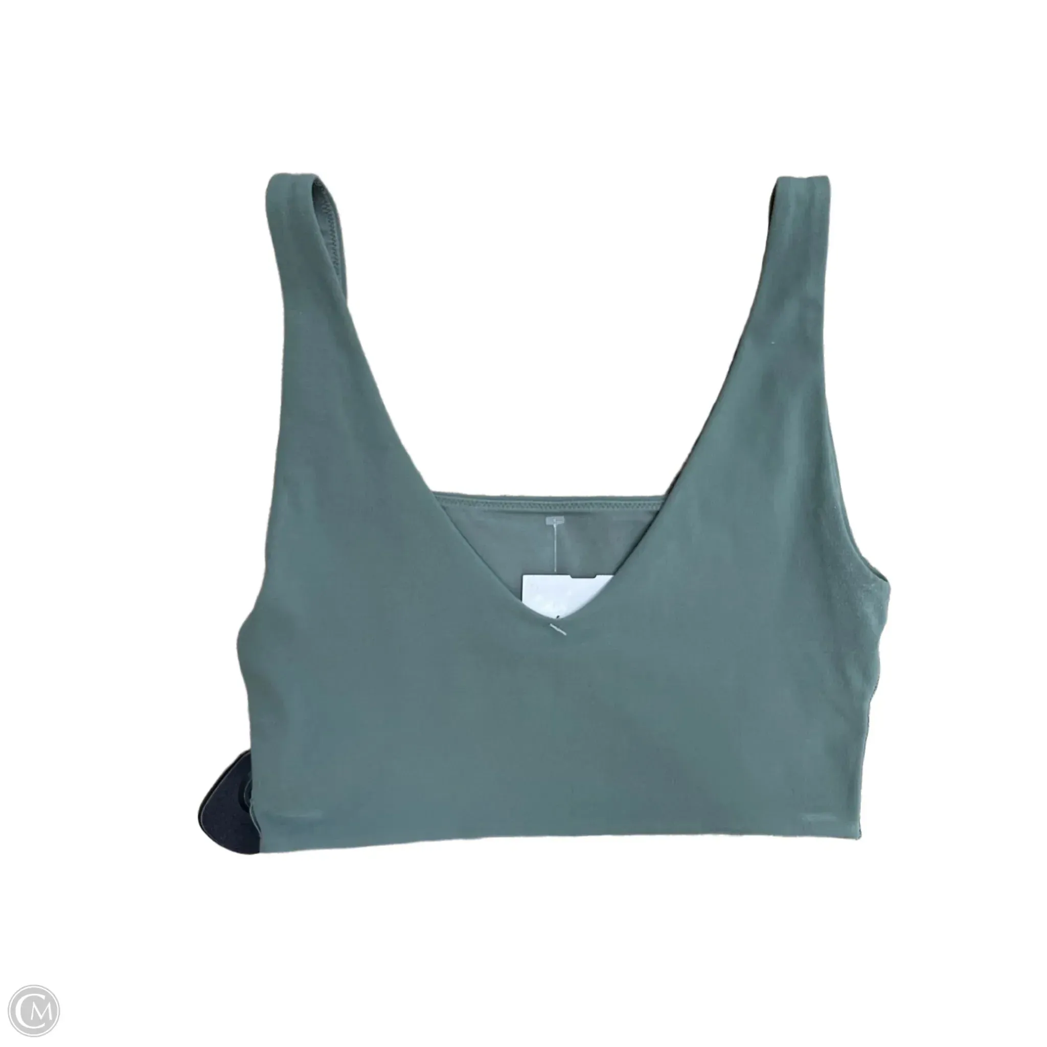 Athletic Bra By Lululemon In Green, Size: Xxs