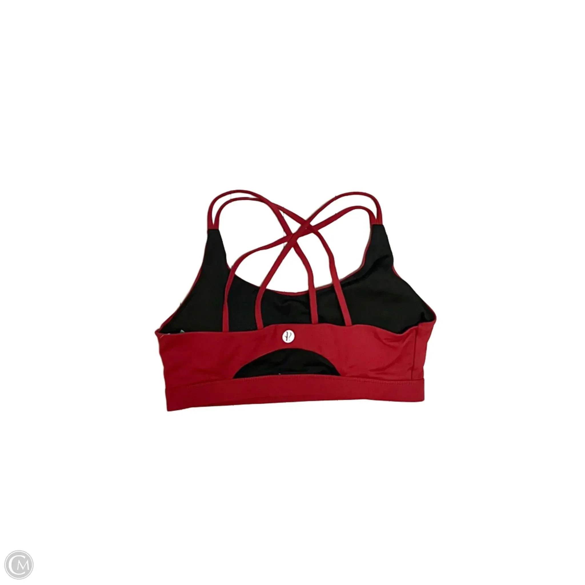 Athletic Bra In Red, Size: M