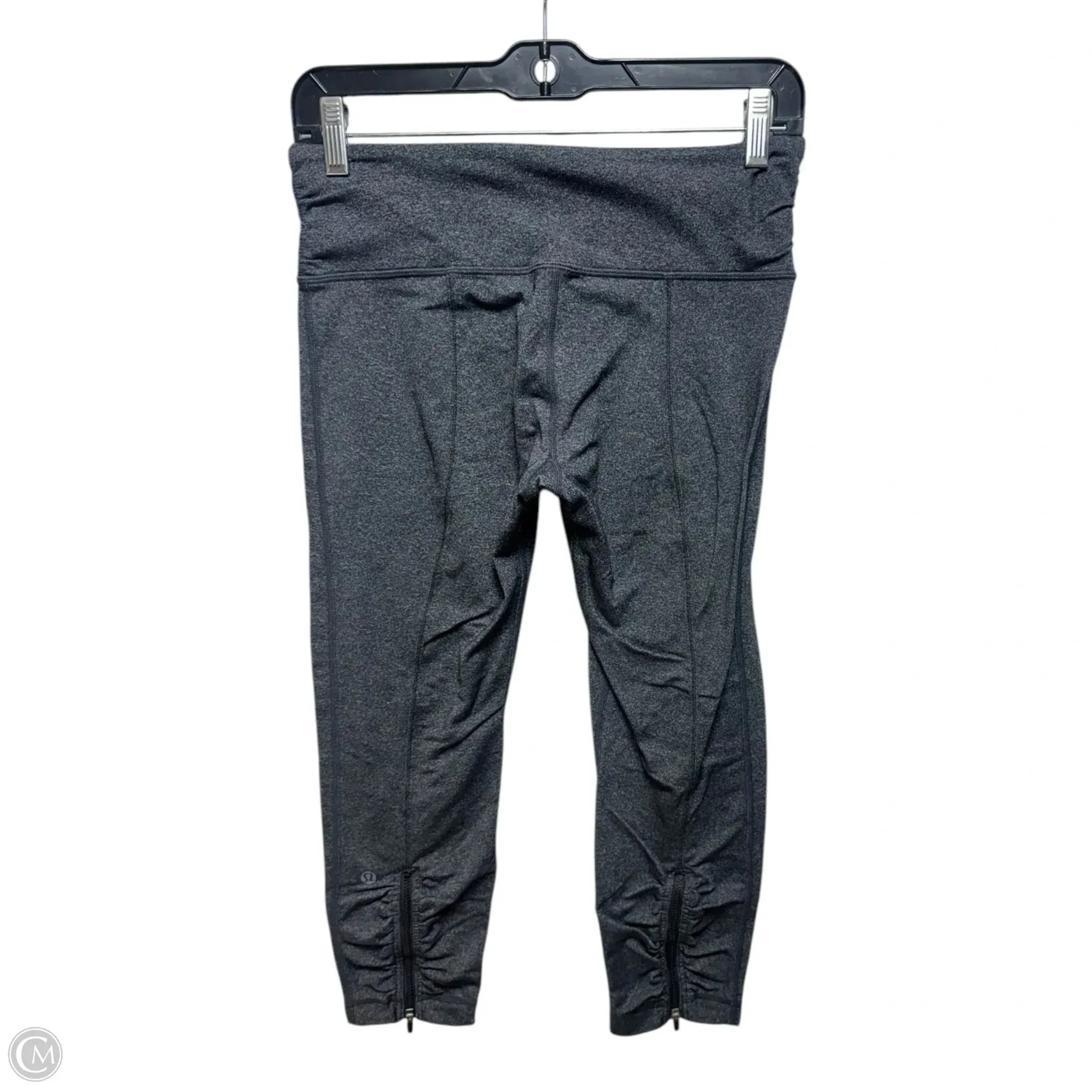 Athletic Capris By Lululemon In Grey, Size: 8