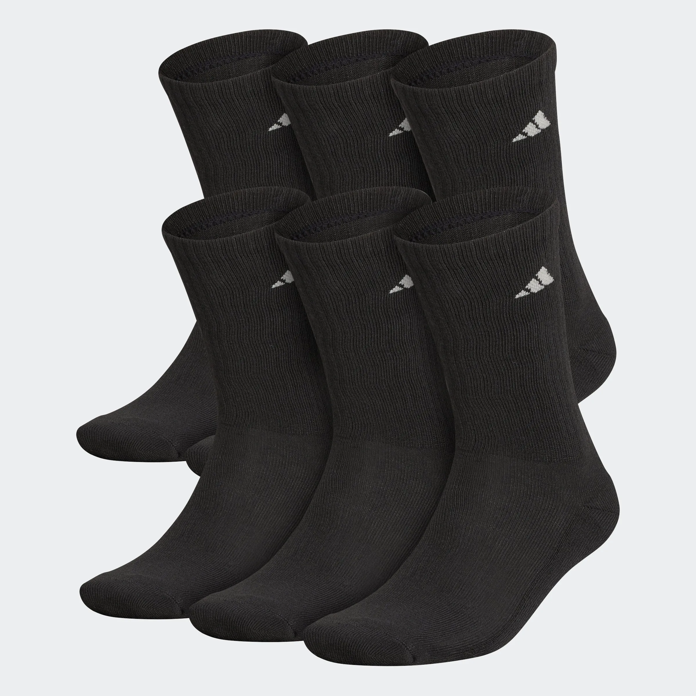 Athletic Cushioned Crew Socks 6 Pairs