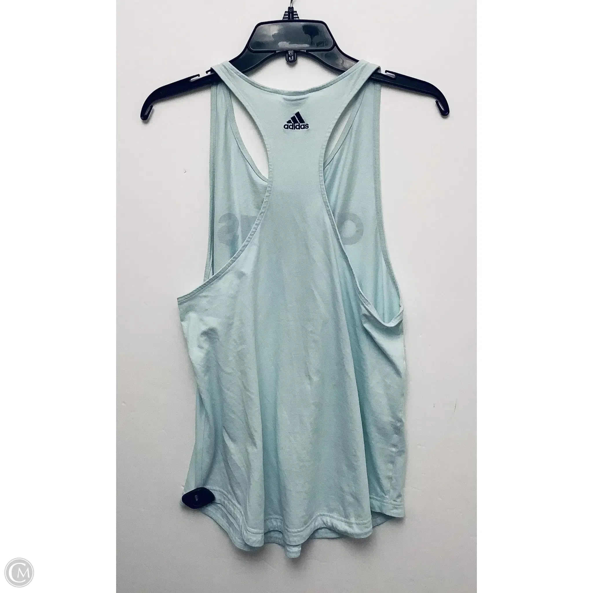 Athletic Tank Top By Adidas In Green, Size: L