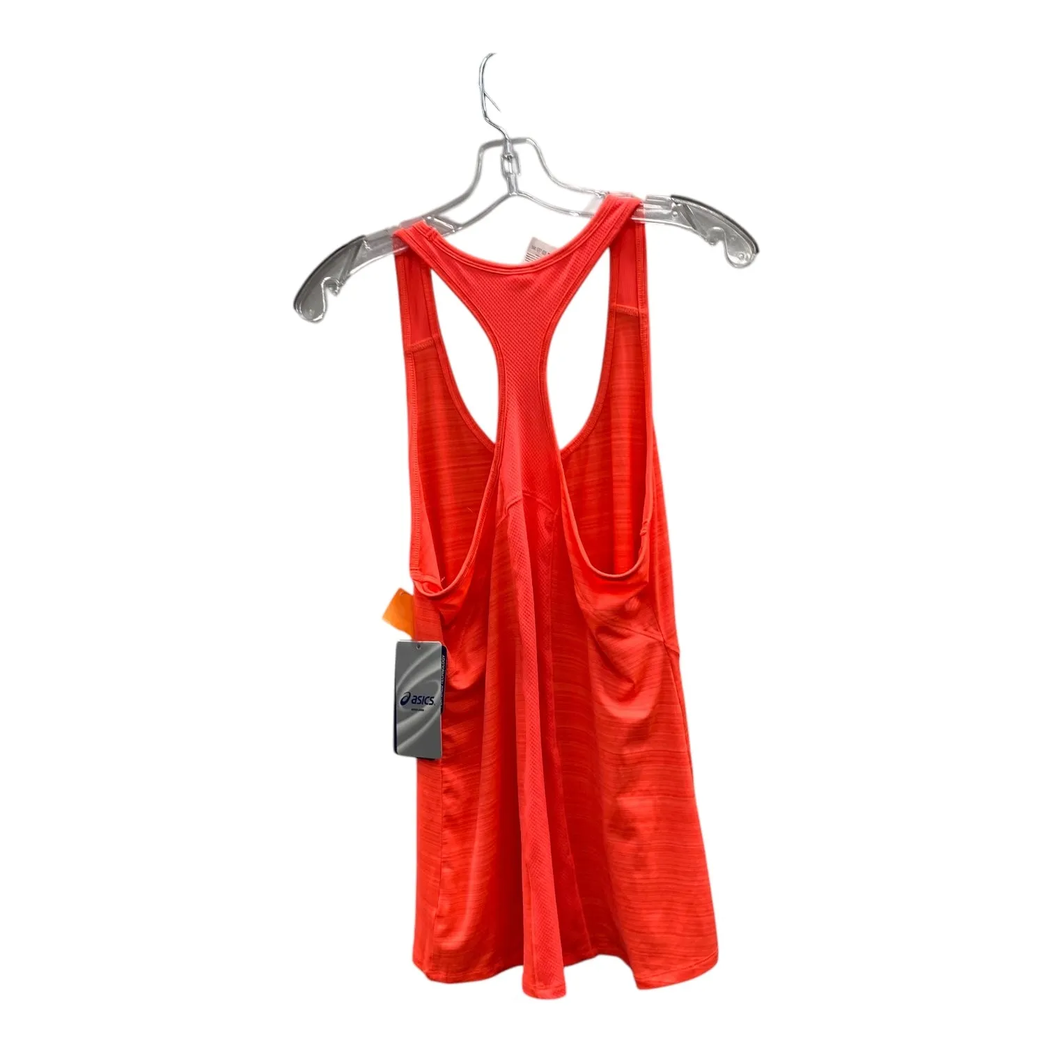 Athletic Tank Top By Asics In Orange, Size:M