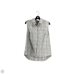 Athletic Tank Top By Athleta In Black & White, Size: S