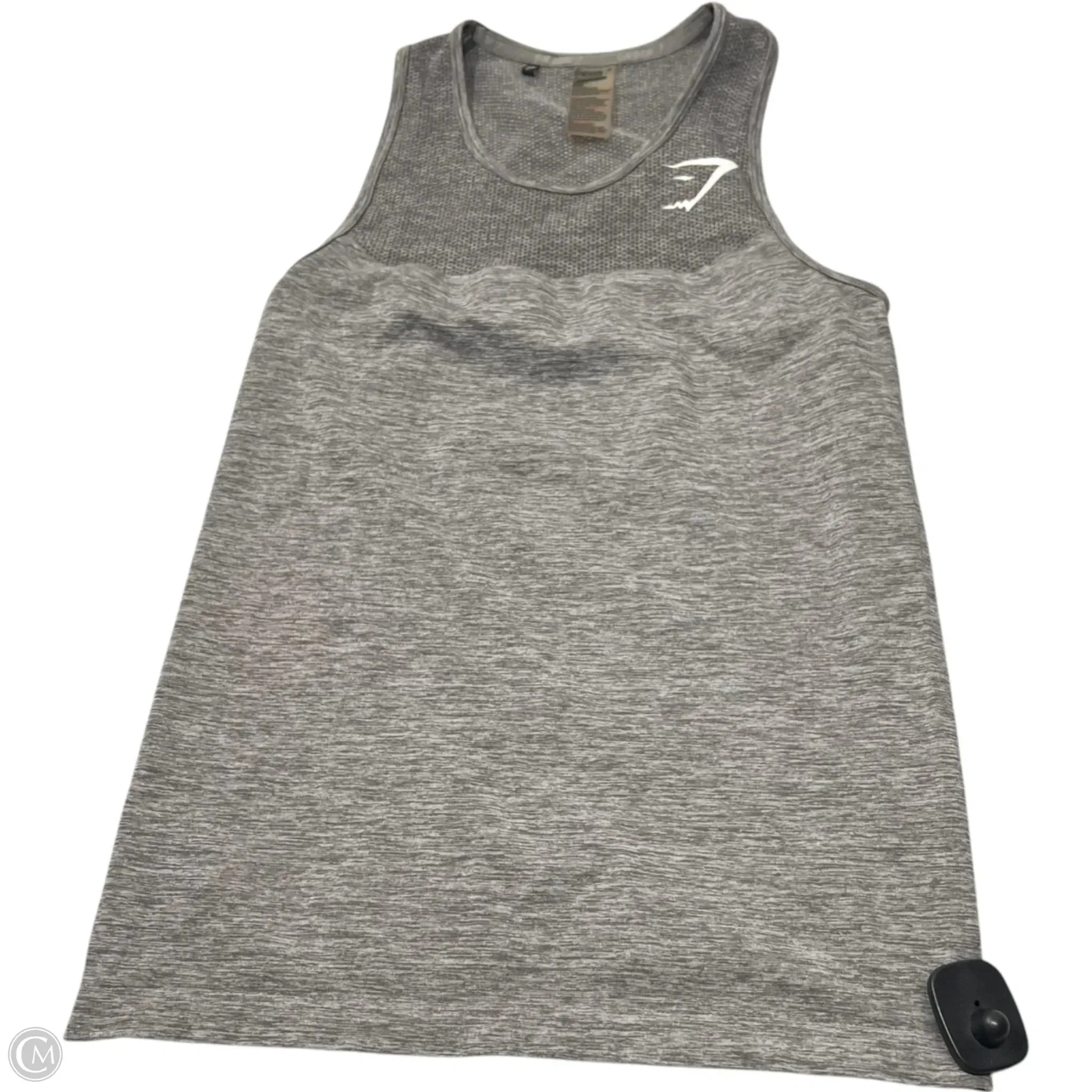 Athletic Tank Top By Gym Shark In Grey, Size: M