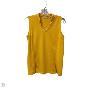 Athletic Tank Top By Lady Hagen In Yellow, Size: Xs