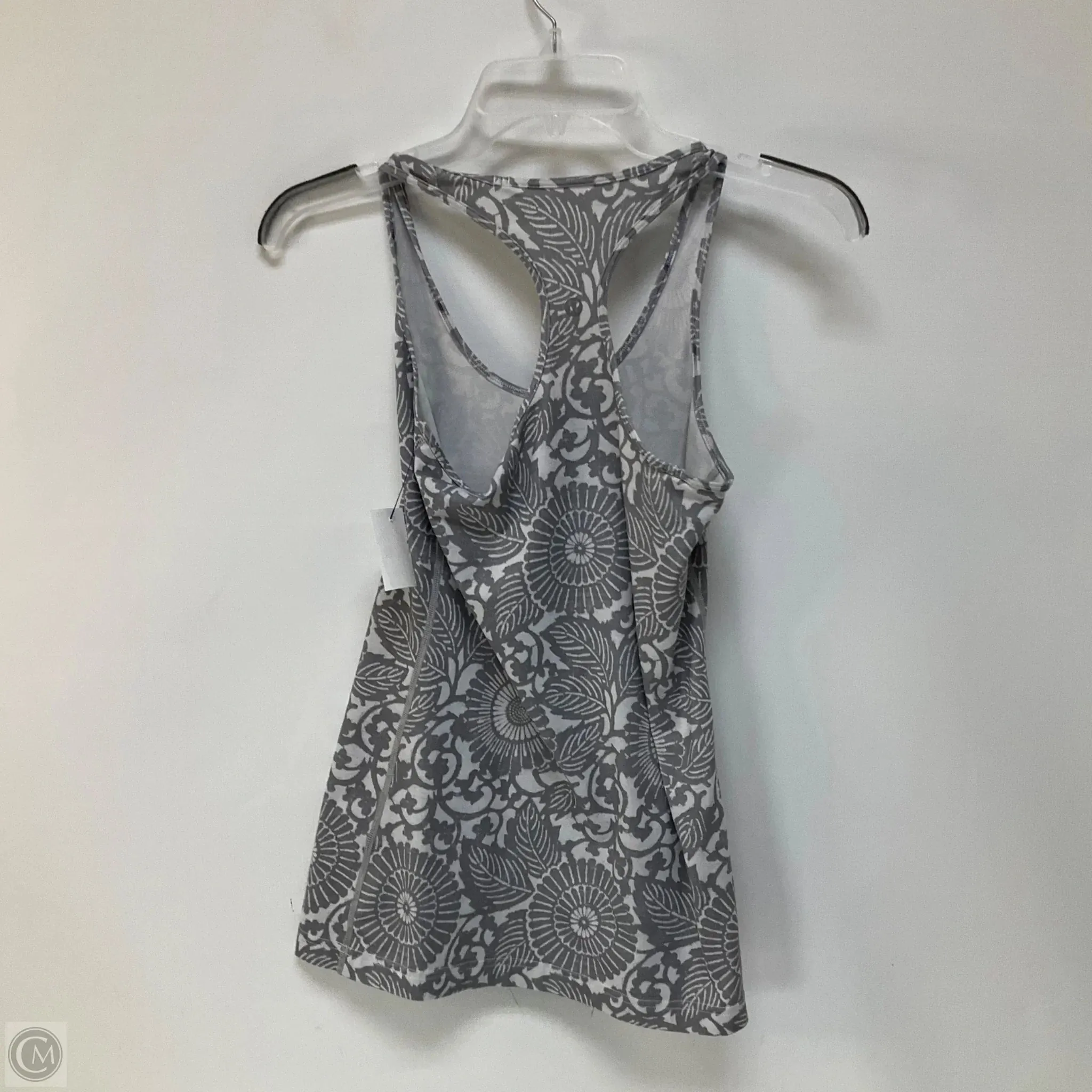 Athletic Tank Top By Lululemon In Floral Print, Size: 4