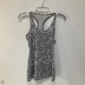 Athletic Tank Top By Lululemon In Floral Print, Size: 4