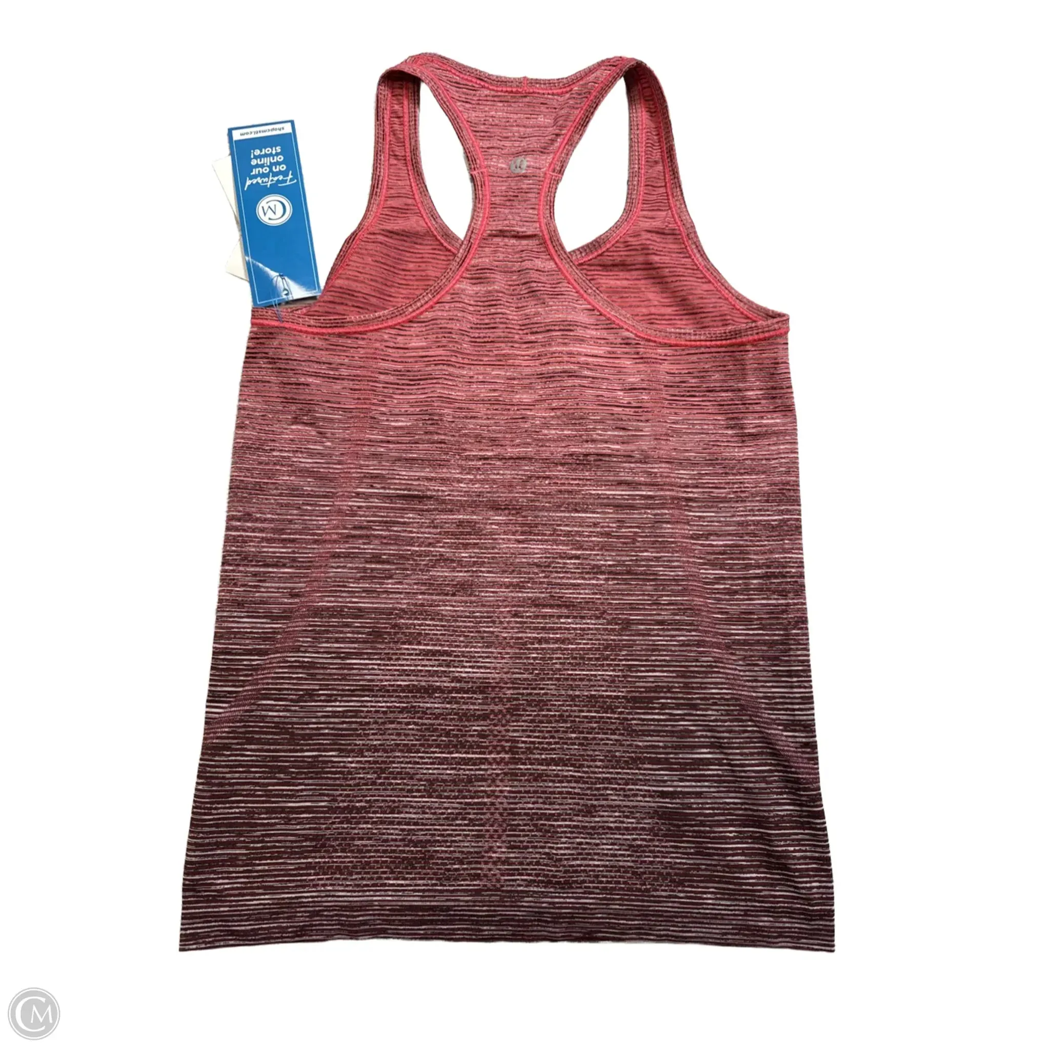 Athletic Tank Top By Lululemon In Red, Size: M