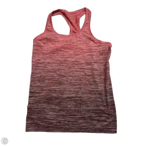 Athletic Tank Top By Lululemon In Red, Size: M