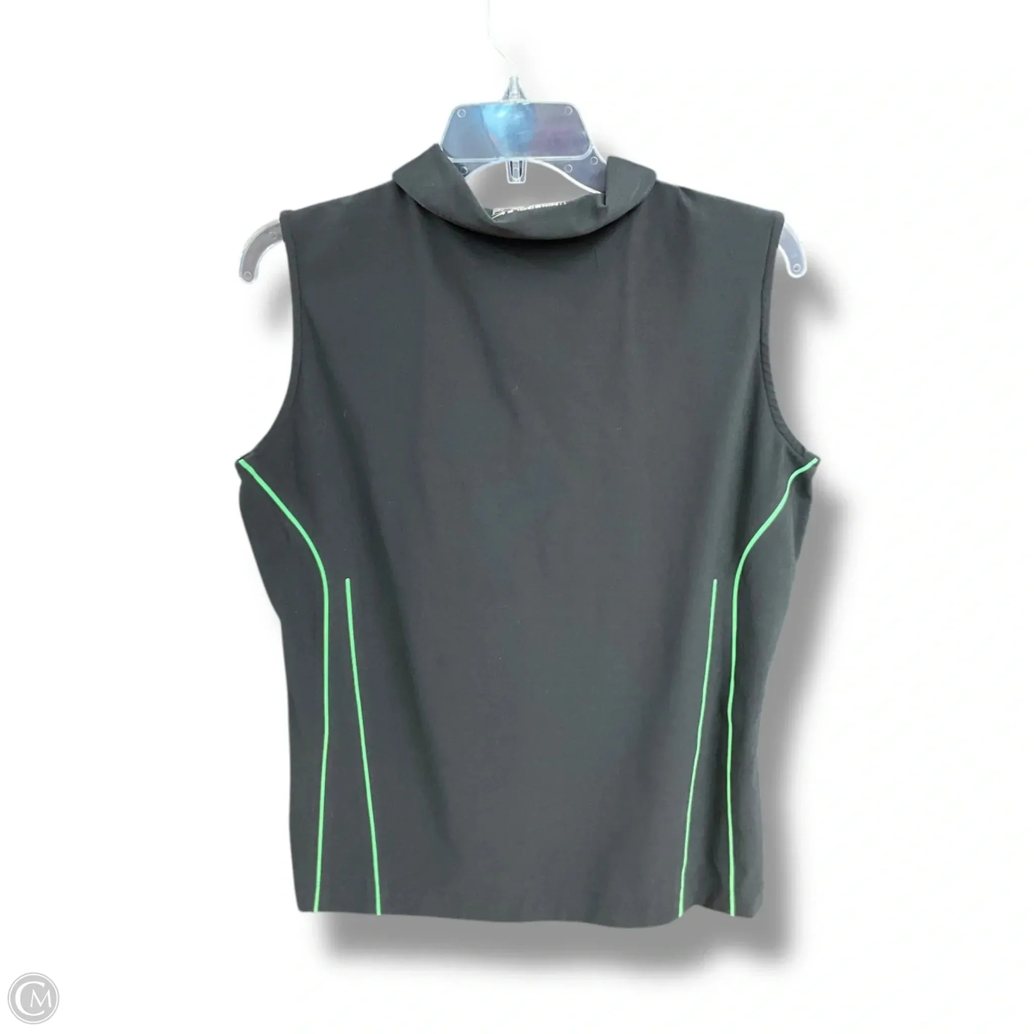 Athletic Tank Top By Nike Apparel In Black, Size: L