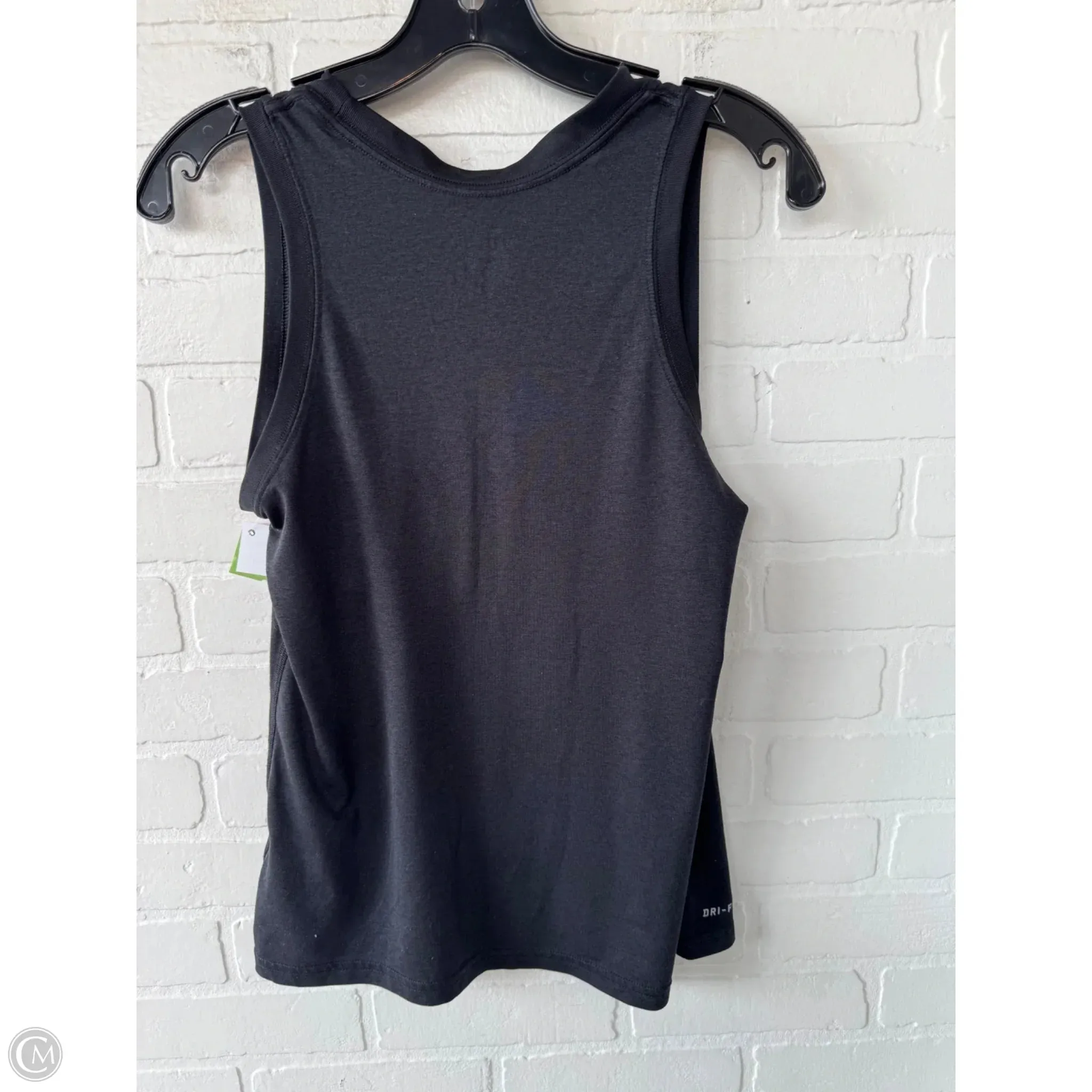 Athletic Tank Top By Nike In Black, Size: M