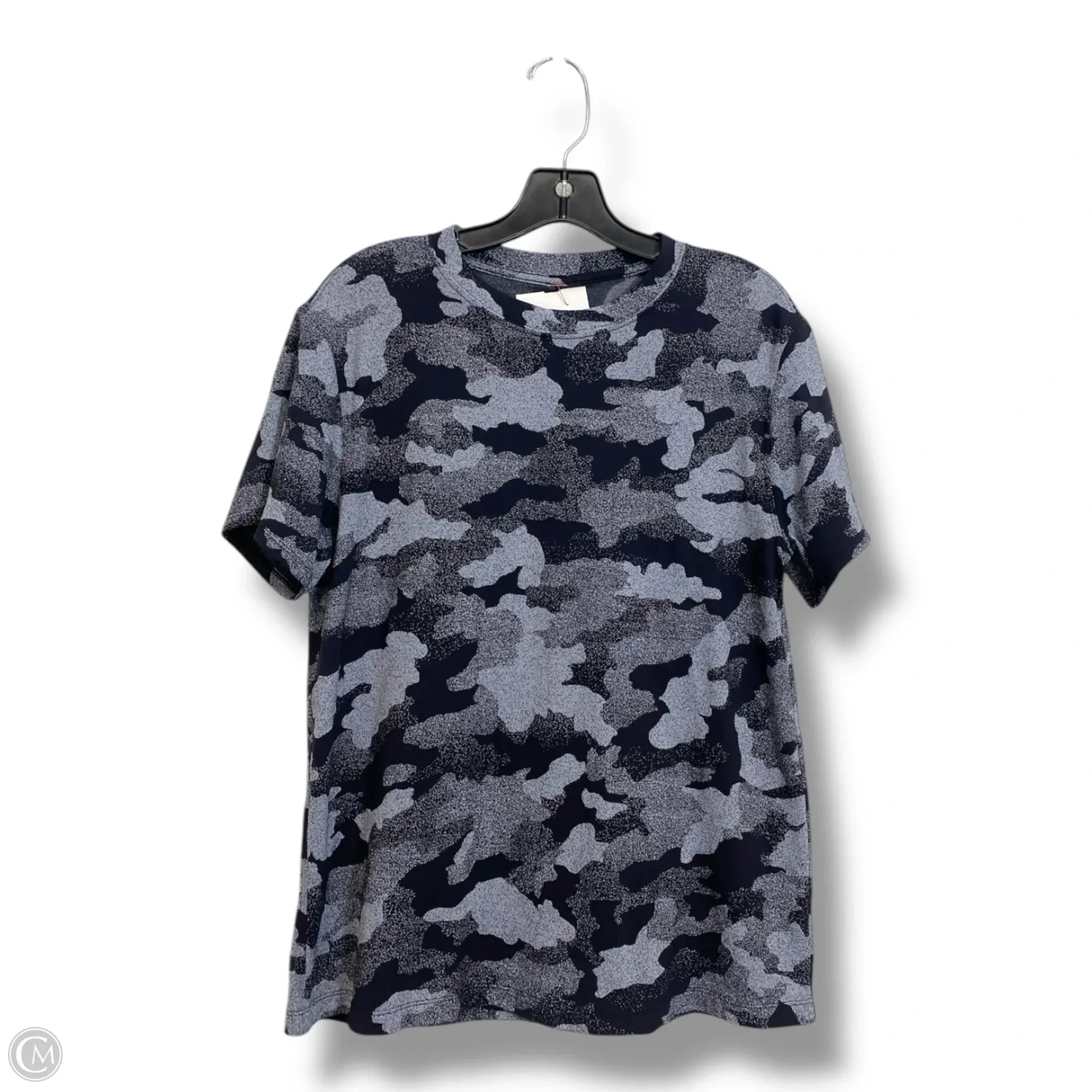 Athletic Top Short Sleeve By Lululemon In Black, Size: 4