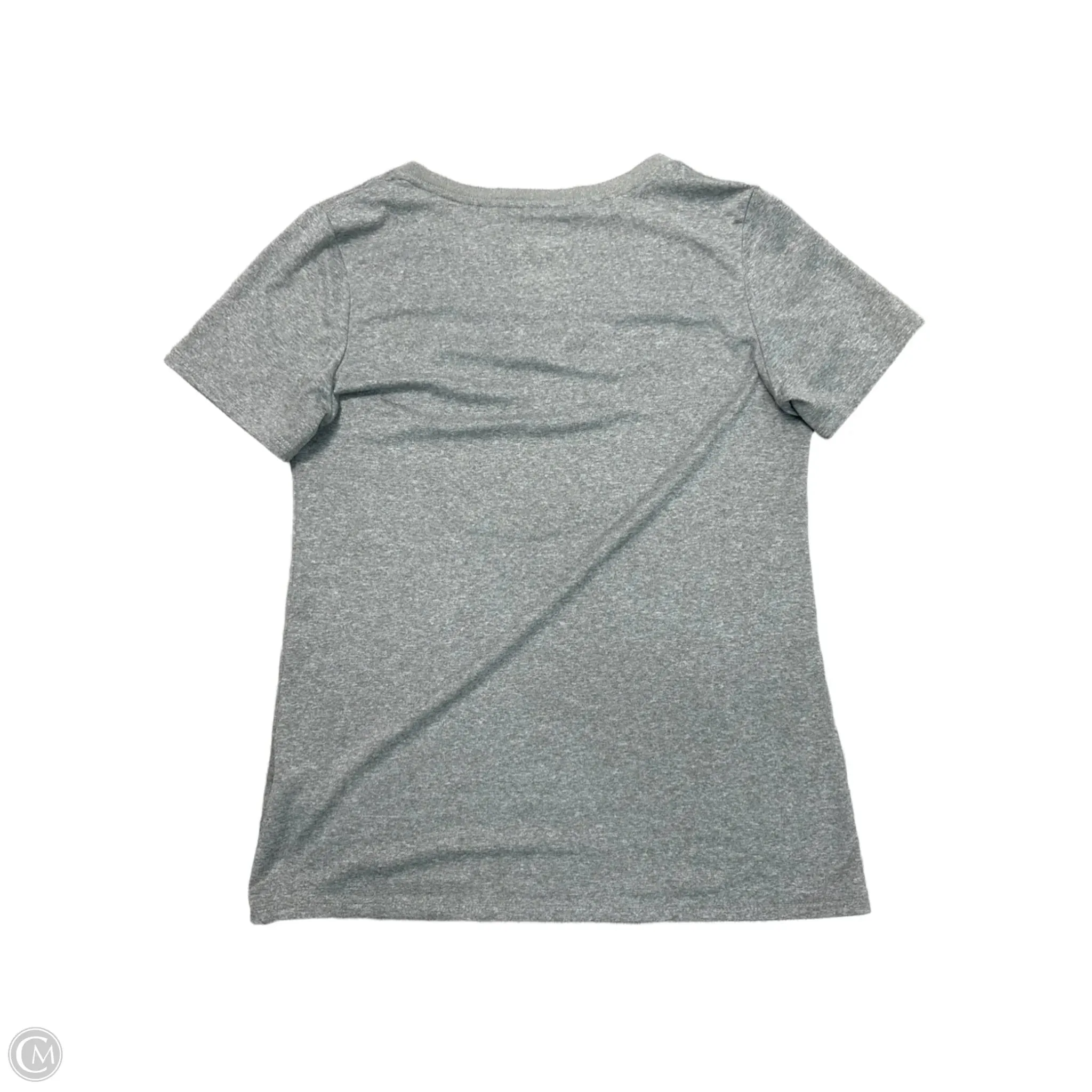 Athletic Top Short Sleeve By Nike Apparel In Grey, Size: M