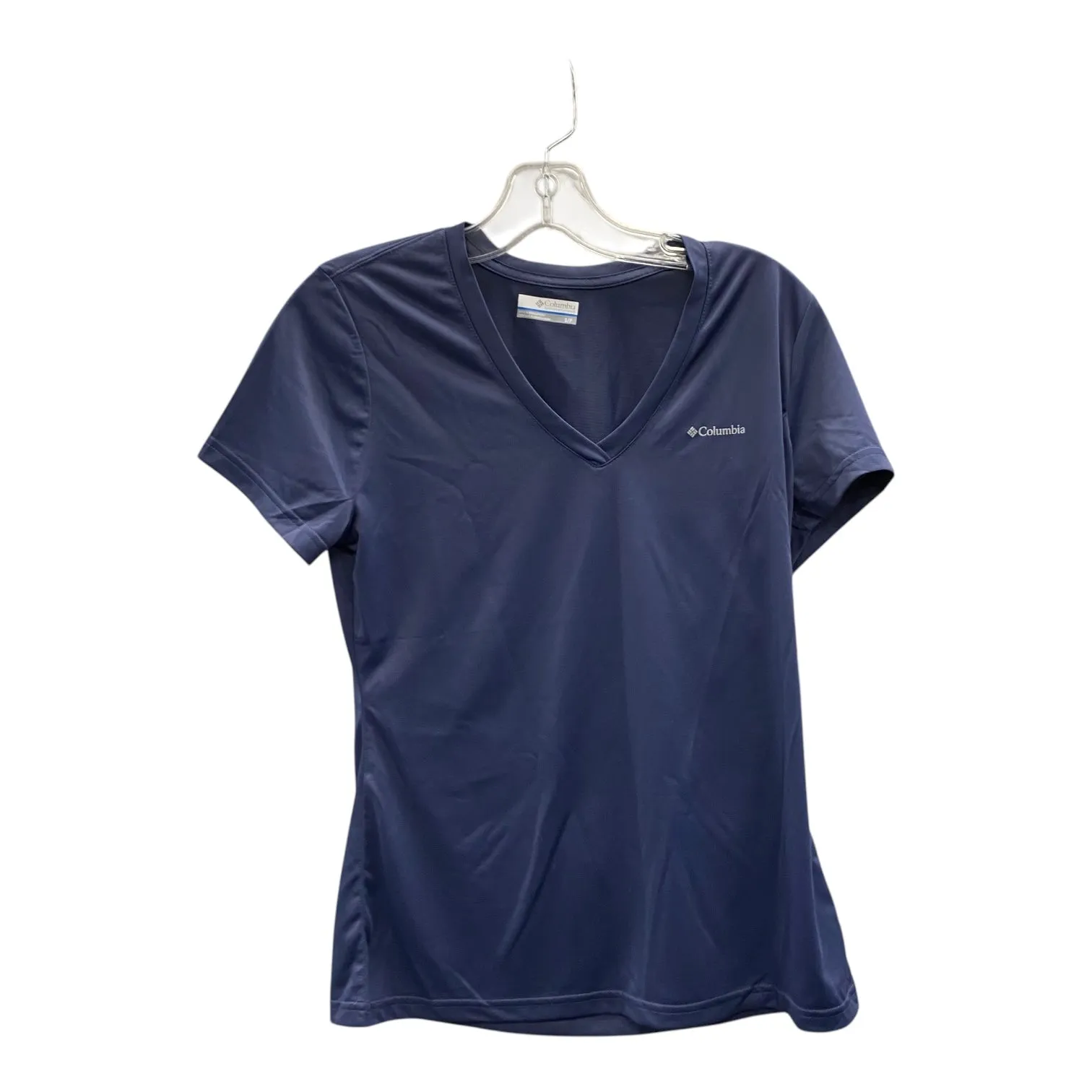 Athletic Top Ss By Columbia In Blue, Size:S