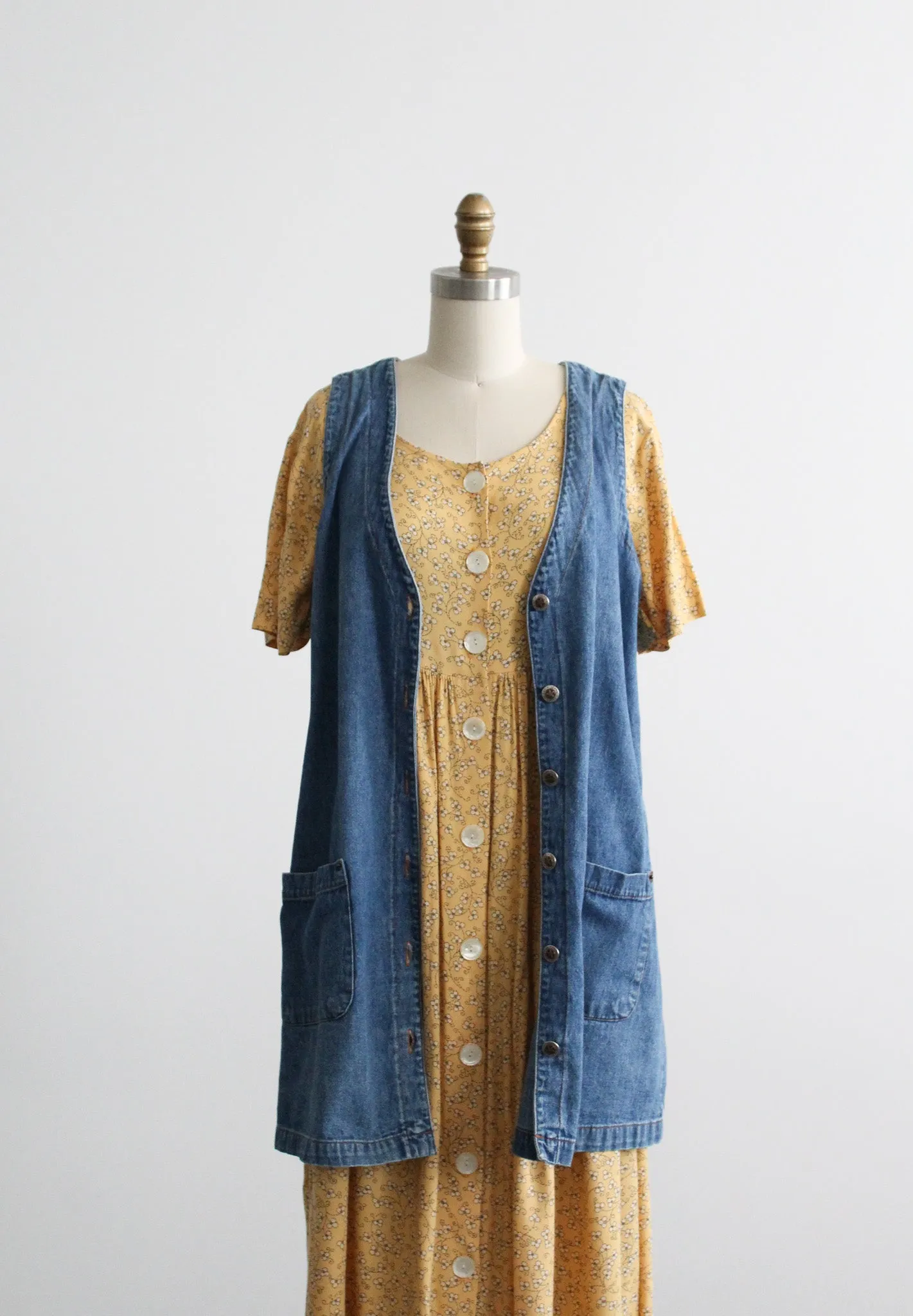 avalon denim vest 1919 Vintage