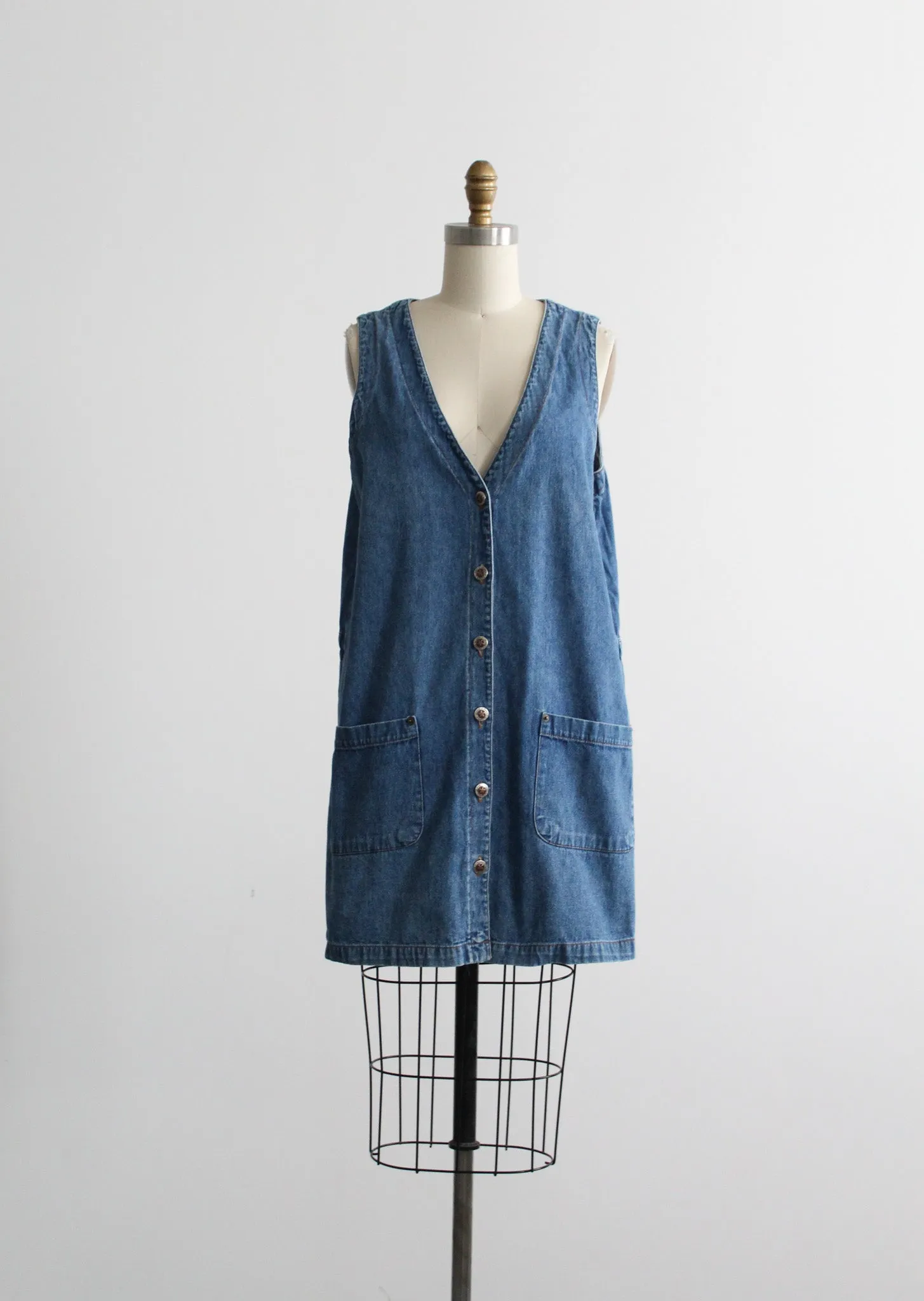 avalon denim vest 1919 Vintage