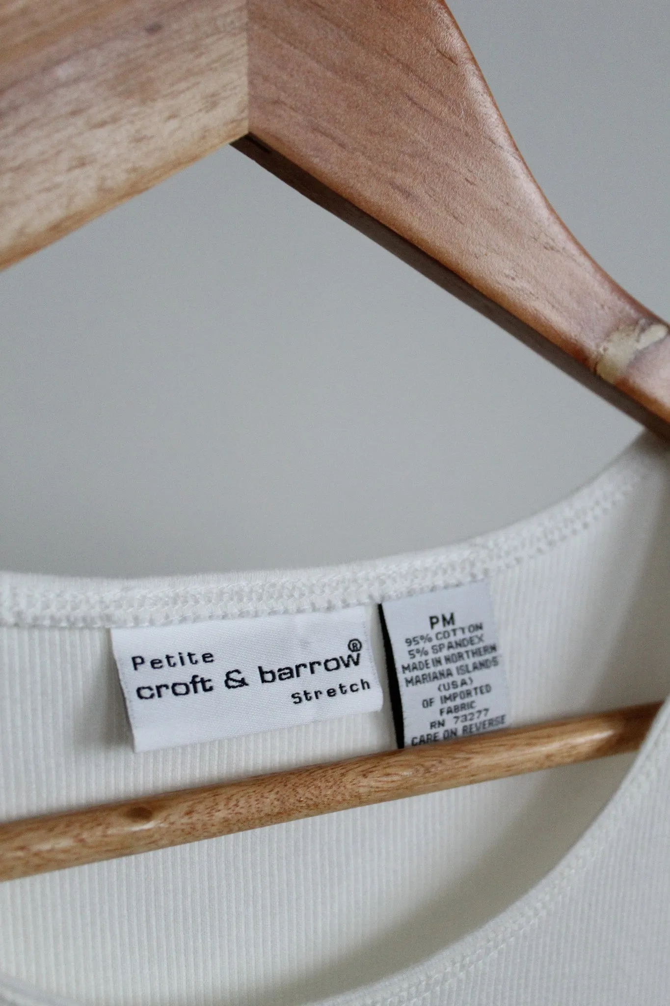avalon rib knit tee 1919 Vintage