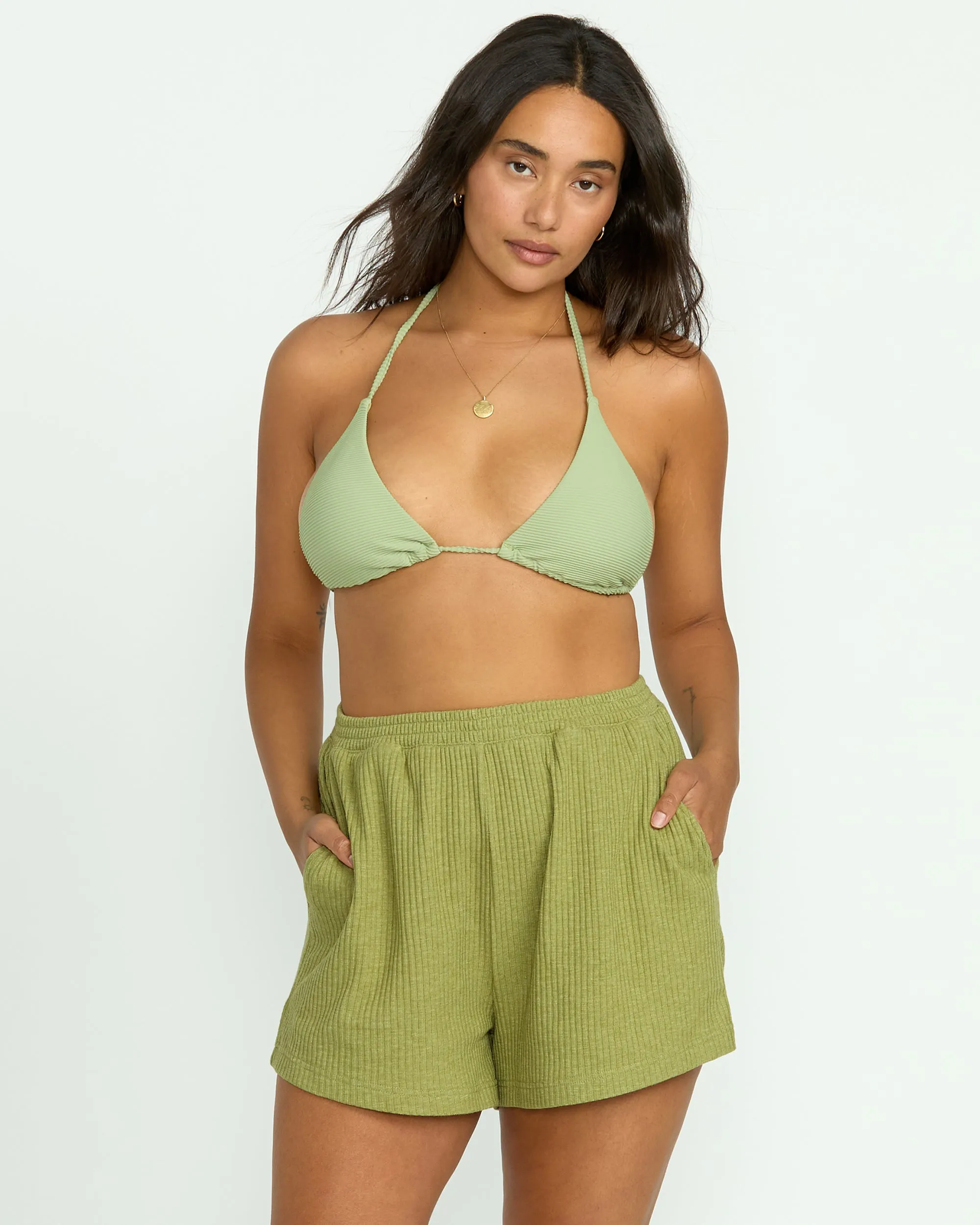 Aya Sun Shorts - Avocado Billabong
