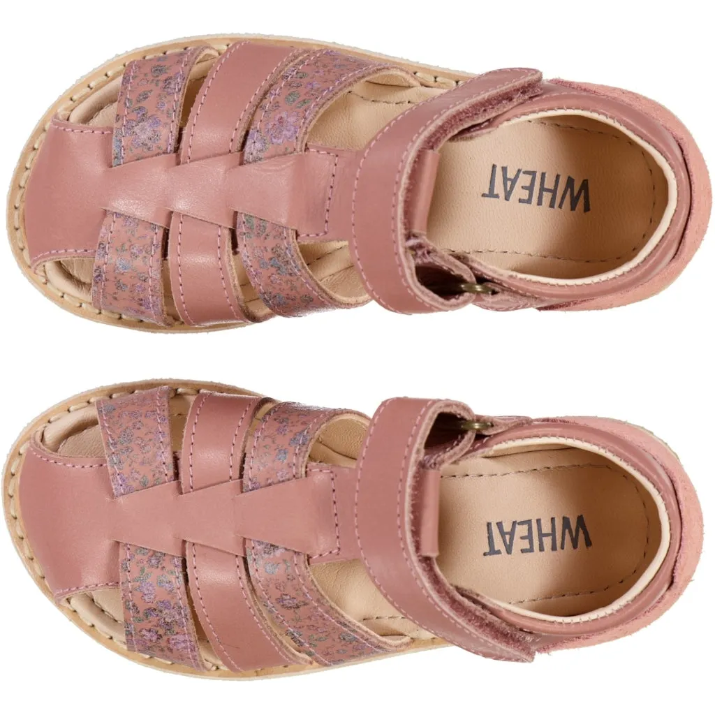 Bailey sandal print stripes - cameo blush Wheat
