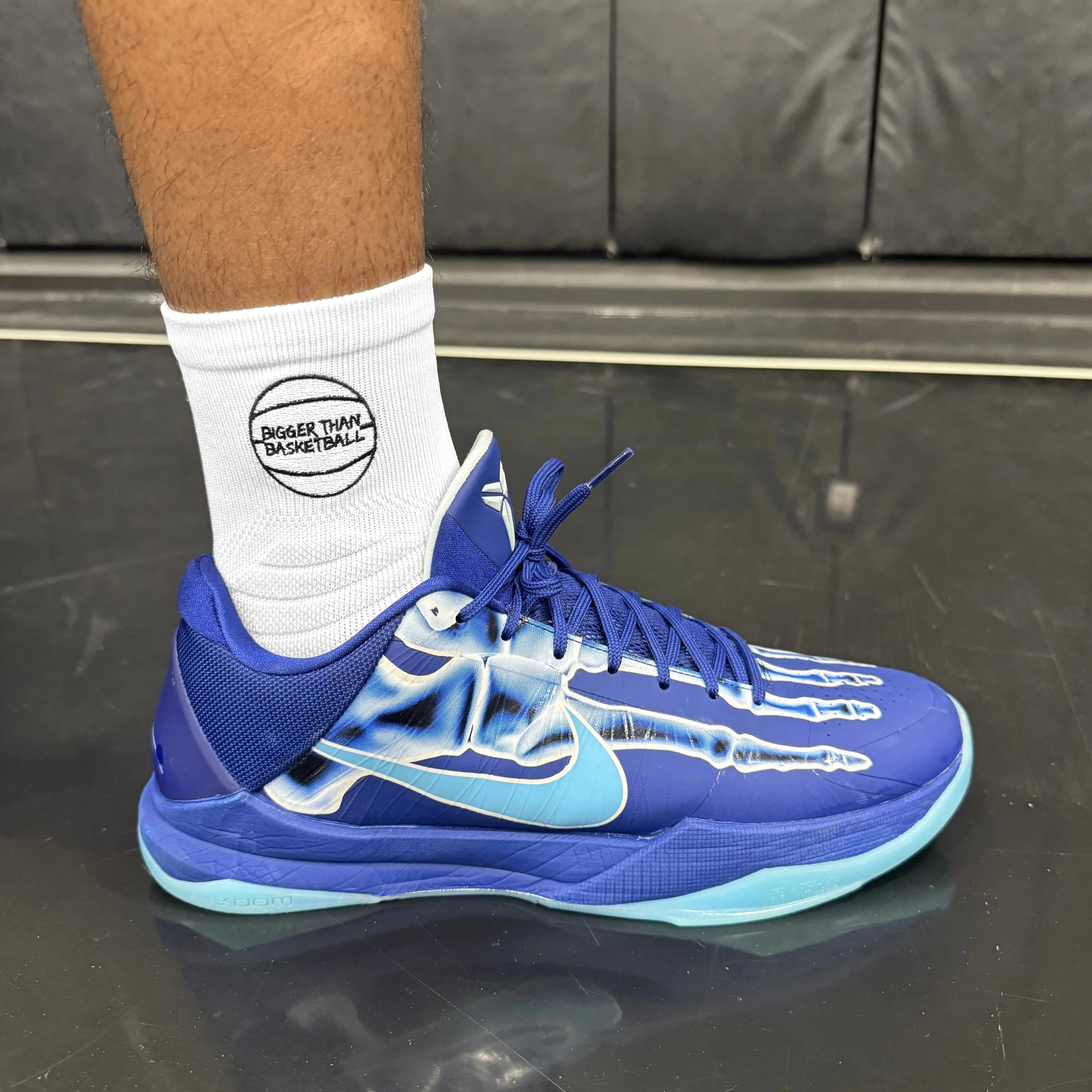 Basketball Performance Socks - White Bigger Than Basketball