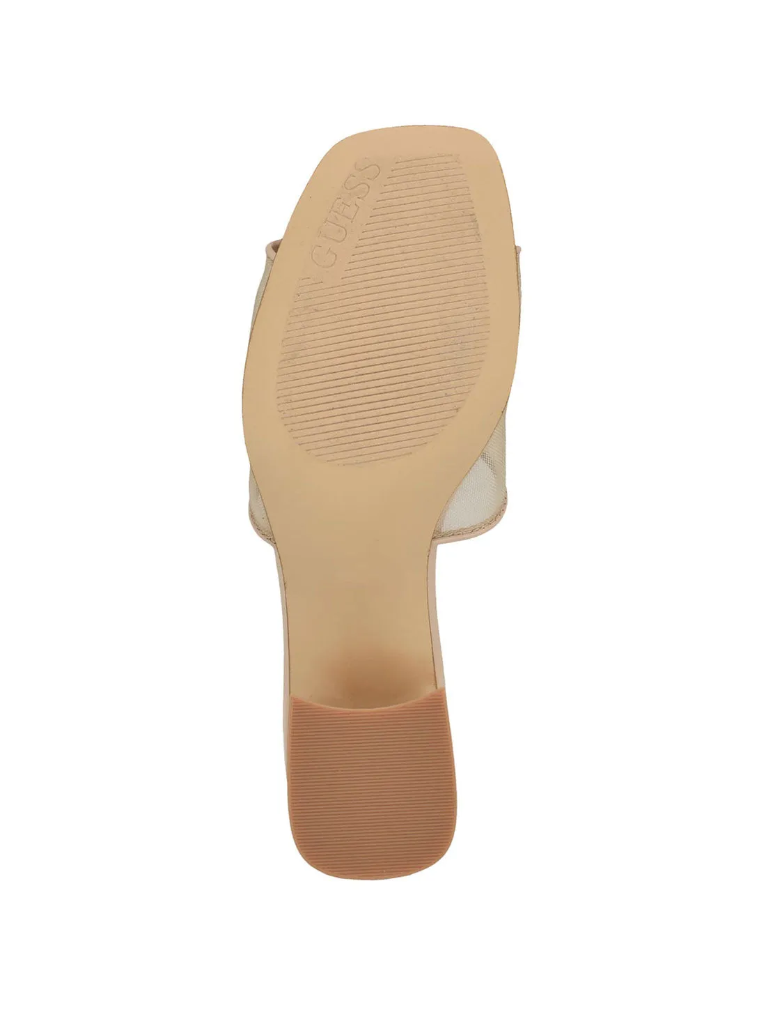 Beige Gable Block Heel Guess