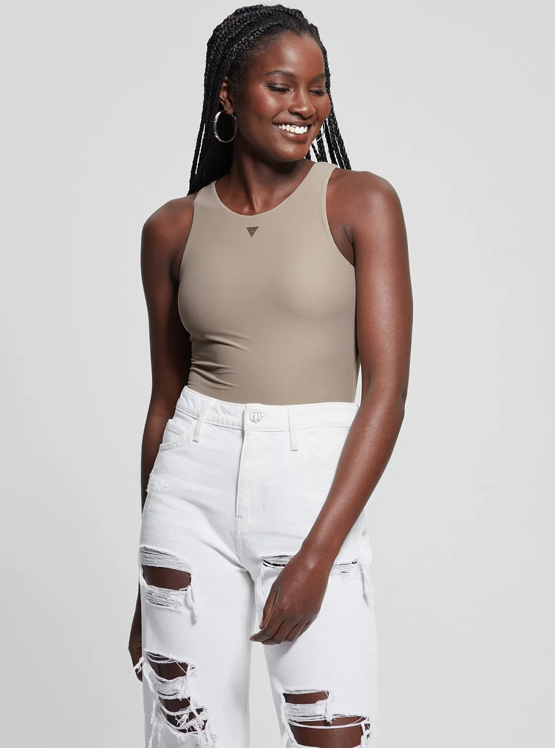 Beige Kim Bodysuit Guess