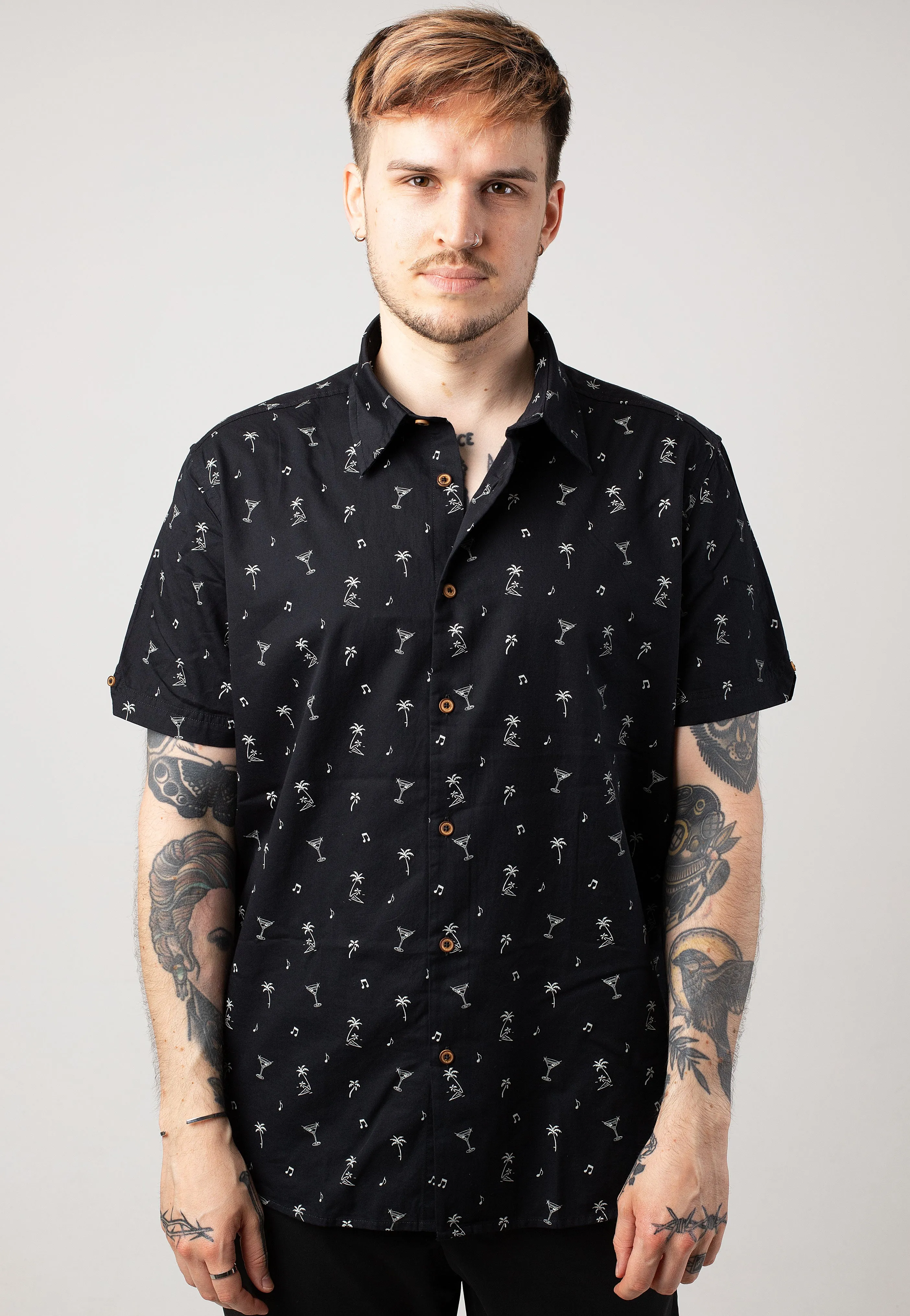 Ben Sherman - Scattered Print Black - Shirt