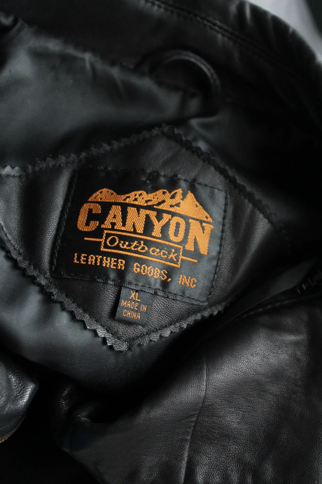 black leather jacket 1919 Vintage